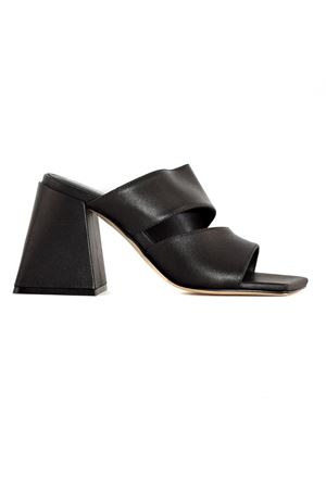 Black leather sandal VIC MATIE' | 1G3860DG46G200101